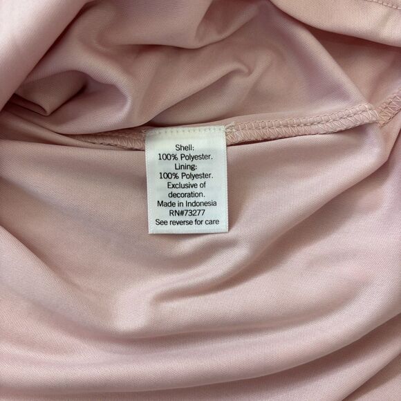 NINE WEST Womens Halter Floral Dress Size L Easter Spring Tiered Ruffle Resort - Picture 10 of 16